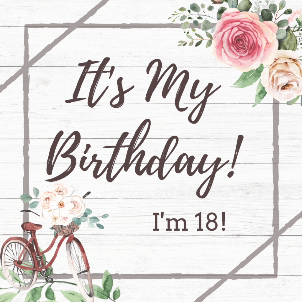 It’s My Birthday!