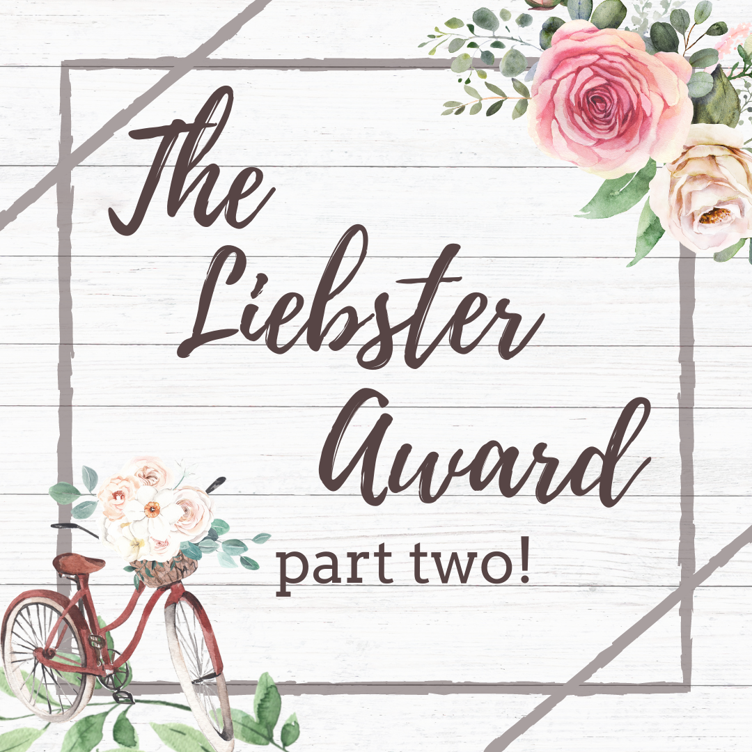 The Liebster Award pt.2